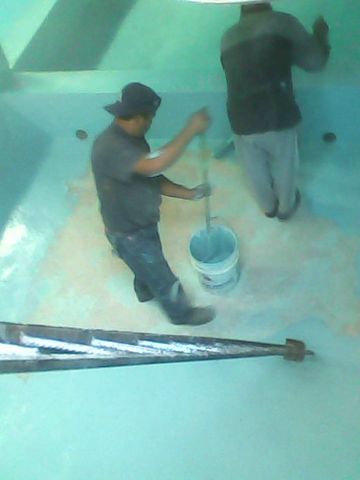 Proceso de aplicación de pintura para navegación