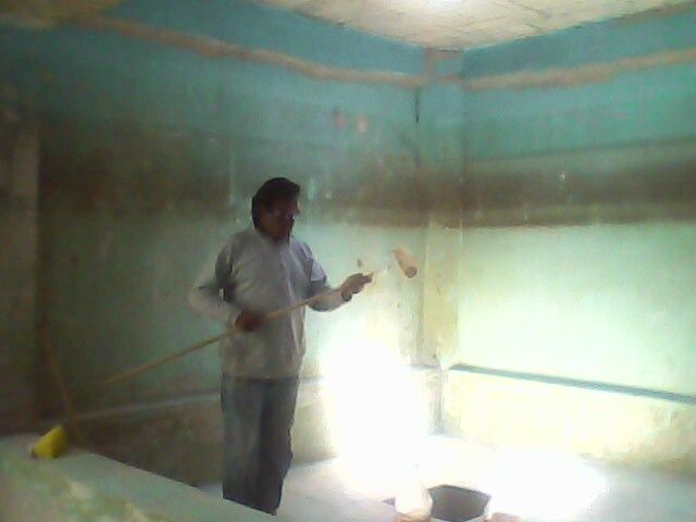 Proceso de resanado y sellado de superficies