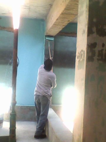 Proceso de aplicación de pintura para navegación